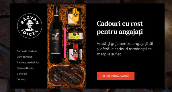 Ai văzut pagina noastră dedicată cadourilor românești? www.razvanidicel.ro Răzvan Idicel