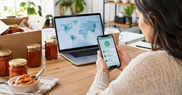 Automatically send WhatsApp updates for international zacuscă orders