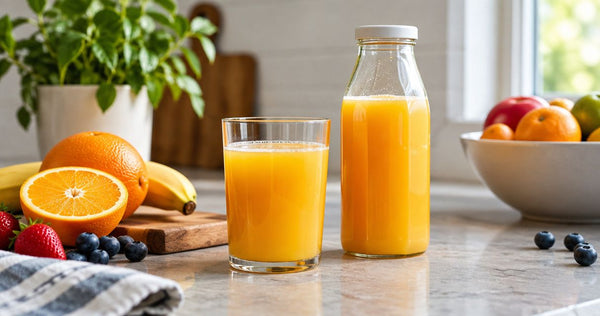 How long does natural fruit juice last after opening?