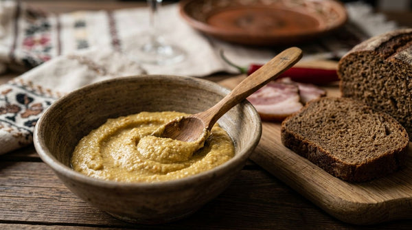 How spicy is Romanian horseradish mustard?