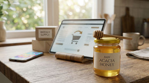 Automatically reorder raw acacia honey before you run out
