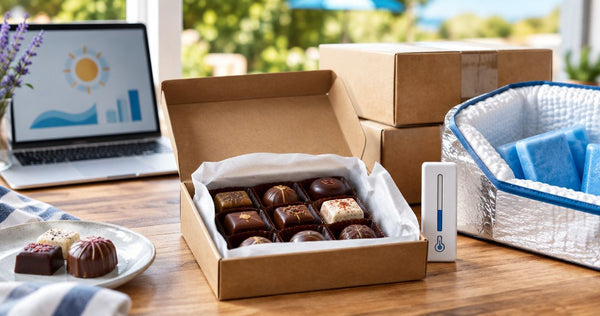 Can artisan chocolate be shipped in summer without melting?