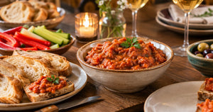How to serve zacuscă at a dinner party?