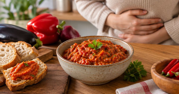 Can you eat spicy zacuscă with a sensitive stomach?