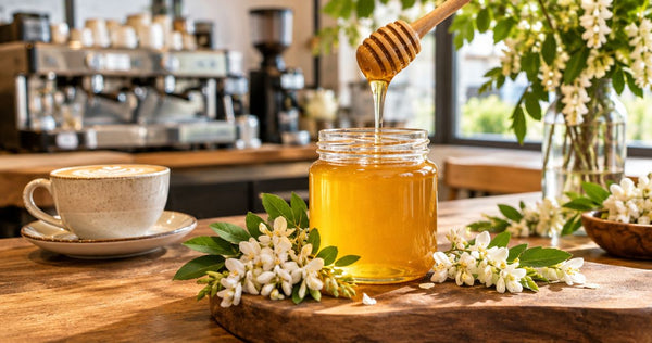 Miere crudă de salcâm pentru cafenele: ghid complet 2026