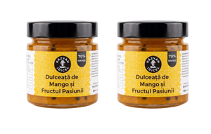 Duo dulceață de mango și fructul pasiunii