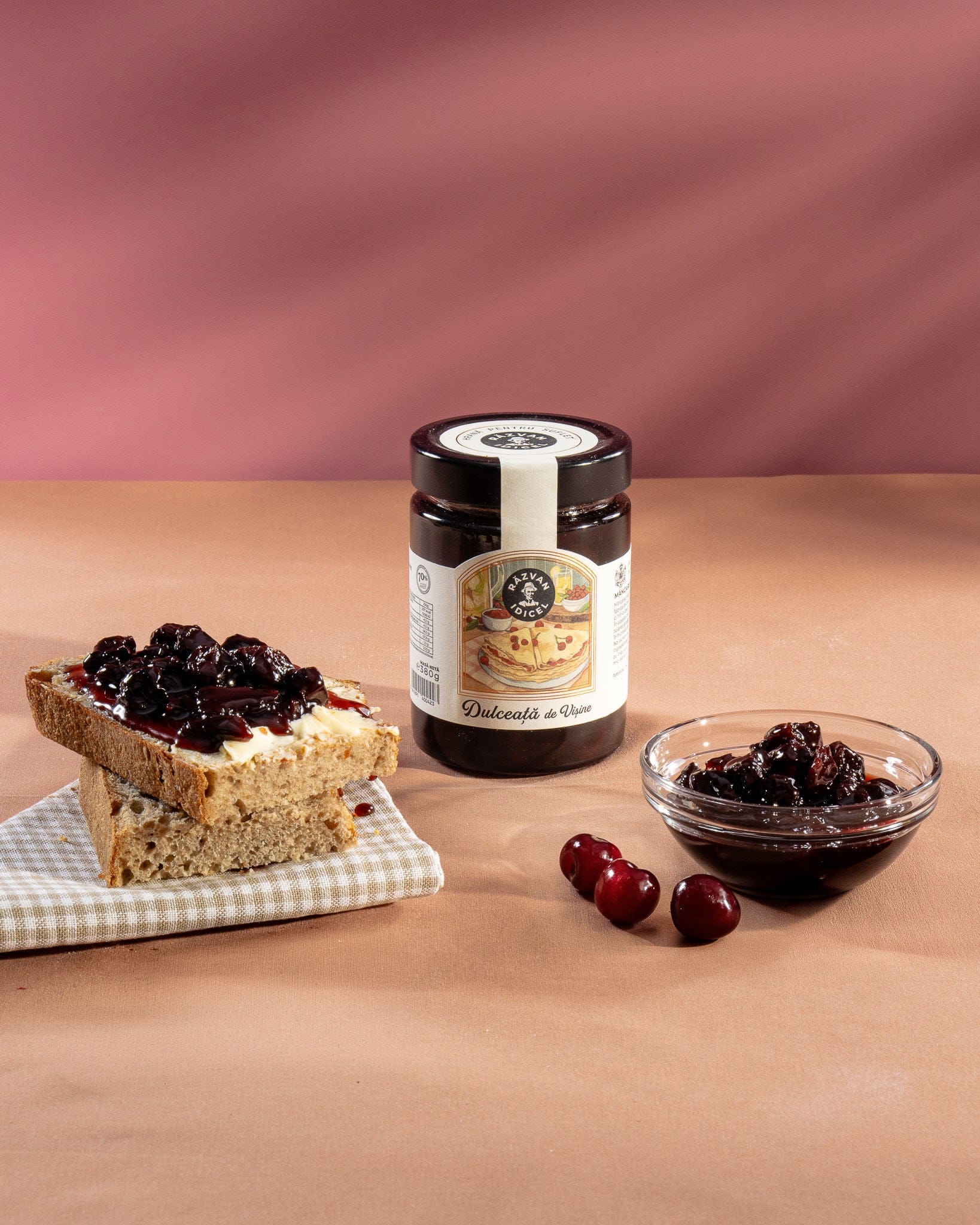 Cherry jam - Răzvan Idicel - 380g - razvanidicel.ro