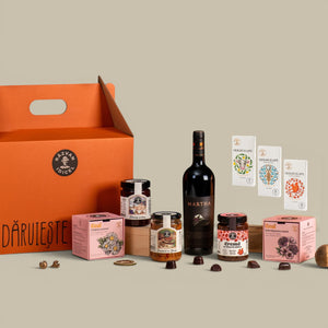 Pachet cadou Cutia Select cu vin și ceai Răzvan Idicel