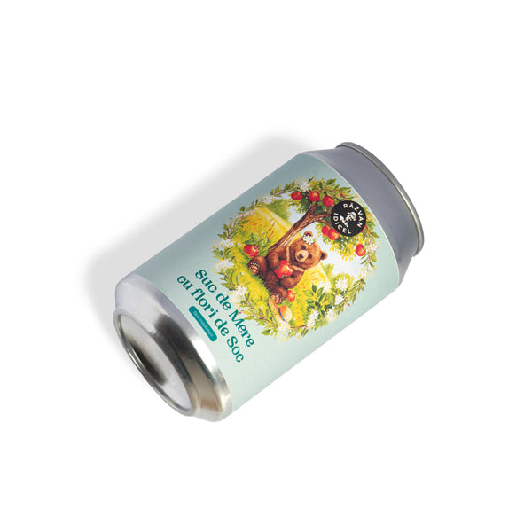 Suc de Mere Natural cu Flori de Soc și Bule - Ediție Limitată - Răzvan Idicel - 330 ml