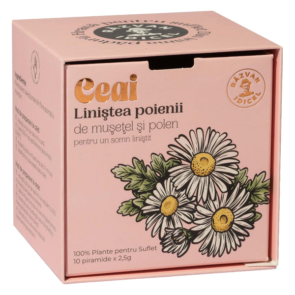 Ceai Liniștea Poienii - Mușețel și Polen - Răzvan Idicel