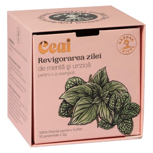 Ceai Revigorarea Zilei - Mentă și Urzică - Răzvan Idicel