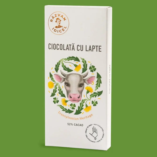 Ciocolată cu lapte 52% cacao - Răzvan Idicel - 80g