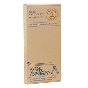 Ciocolată neagră și yuzu 70% cacao - Răzvan Idicel x OTOTO - 70g