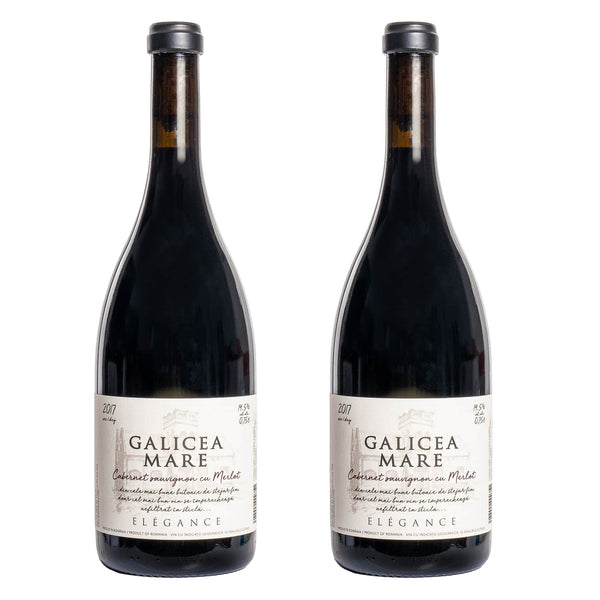 Pachet 2 sticle Vin Elegance Cabernet Sauvignon cu Merlot