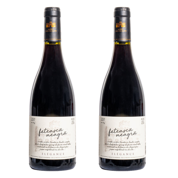 Pachet 2 sticle Vin Elegance Fetească Neagră