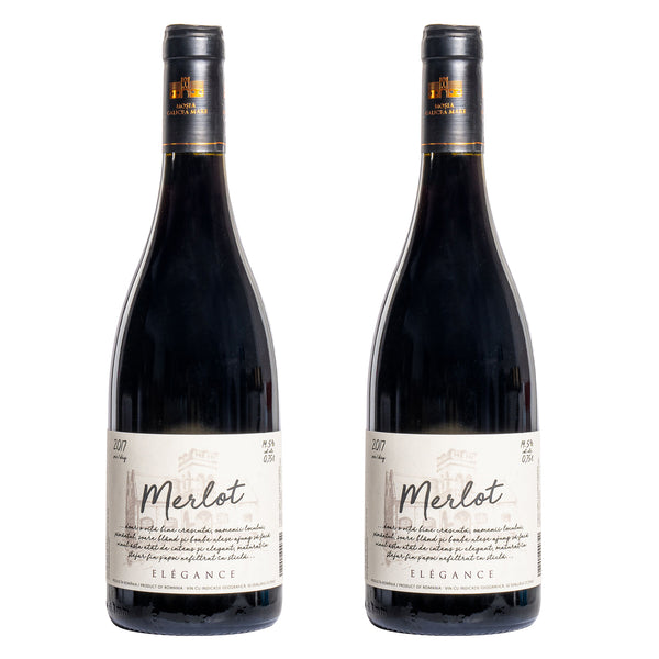 Pachet 2 sticle Vin Elegance Merlot