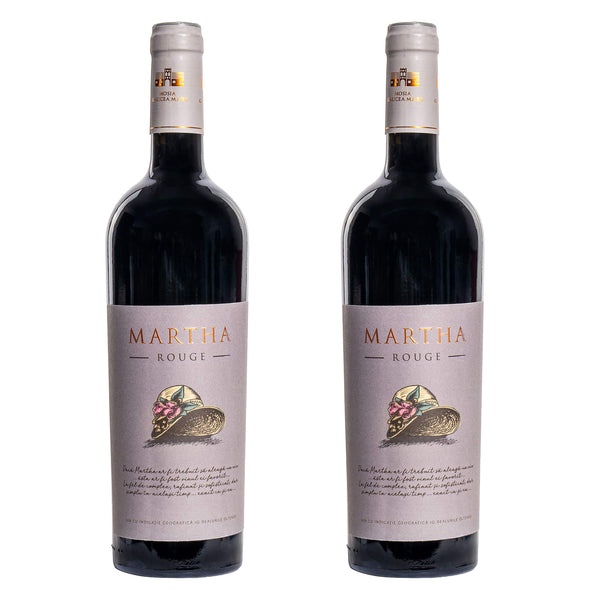 Pachet 2 sticle Vin Martha Rouge