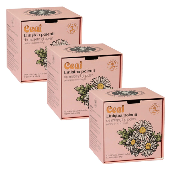 Pachet 3 cutii Ceai Liniștea Poienii