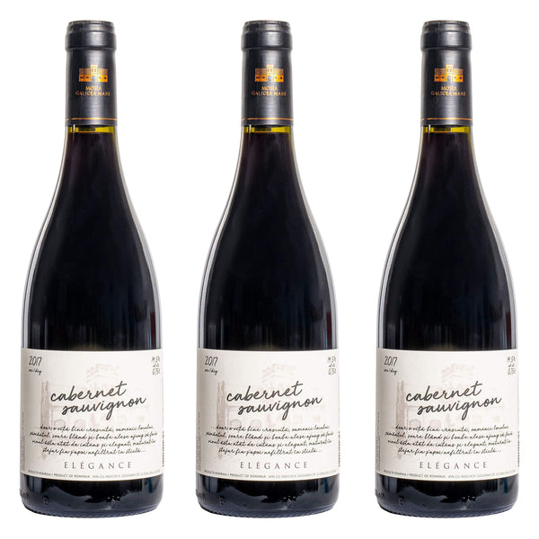 Pachet 3 sticle Vin Elegance Cabernet Sauvignon