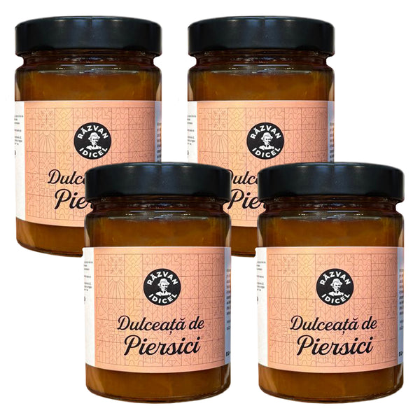Pachet 4 borcane Dulceață de piersici