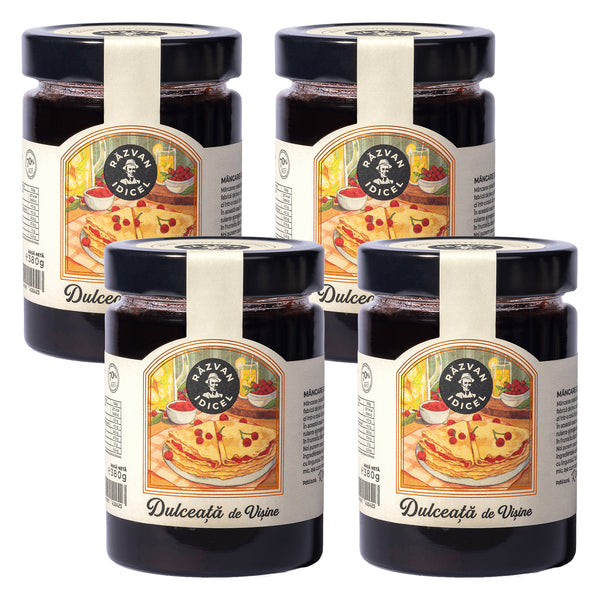 Pachet 4 borcane Dulceață de vișine