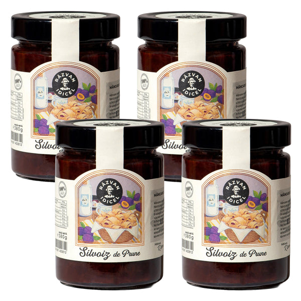 Pachet 4 borcane Silvoiz de prune