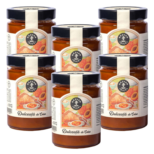 Pachet 6 borcane Dulceață de caise