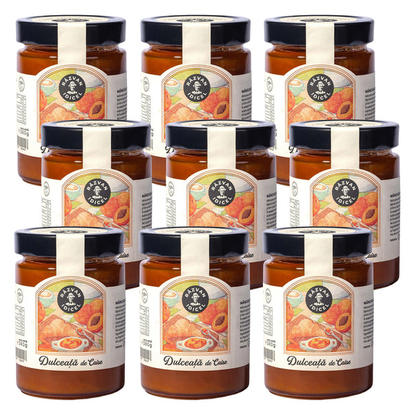 Pachet 9 borcane Dulceață de caise