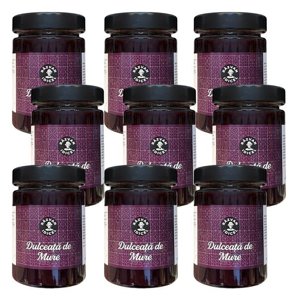Pachet 9 borcane Dulceață de mure