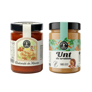 Dulceată de măceșe + Unt de arahide fără zahăr